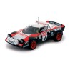 MINICHAMPS - 1/18 - LANCIA - STRATOS HF PIRELLI N 4 WINNER RALLY SANREMO 1978 M.ALEN - L.KIVIMAKI - RED BLACK WHITE