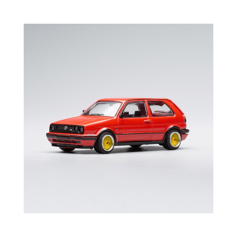 POP RACE 1/64 VOLKSWAGEN GOLF GTI MK2 RED