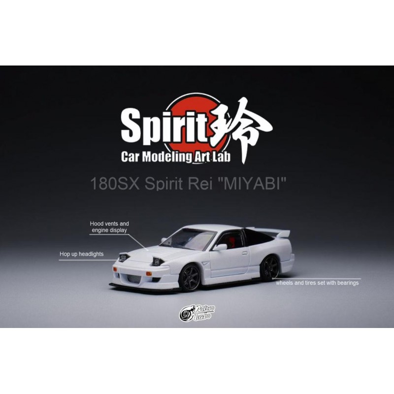 MICROTURBO - 1/64 - NISSAN 180SX - CUSTOM - WHITE MICROTURBO - 1/64 - NISSAN 180SX - CUSTOM - WHITE
