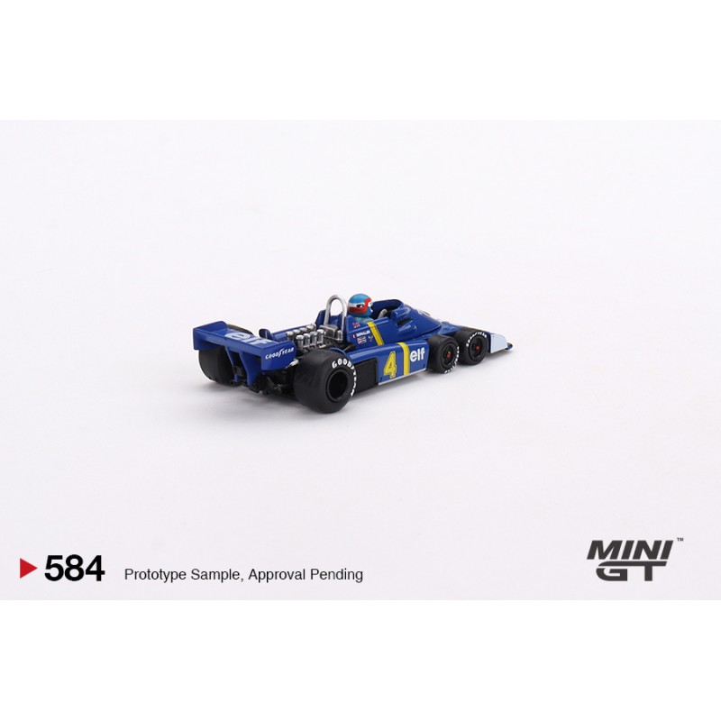 Miniature F1 Tyrrell P34 #4 – GP Suède 1976 – Depailler – Exoto 1/18 – Modèle De Collection