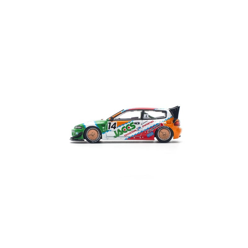Pop Race Honda Civic EG6 Pandem V1.5 JACCS #128 - Scala 1/64 Modellino Diecast